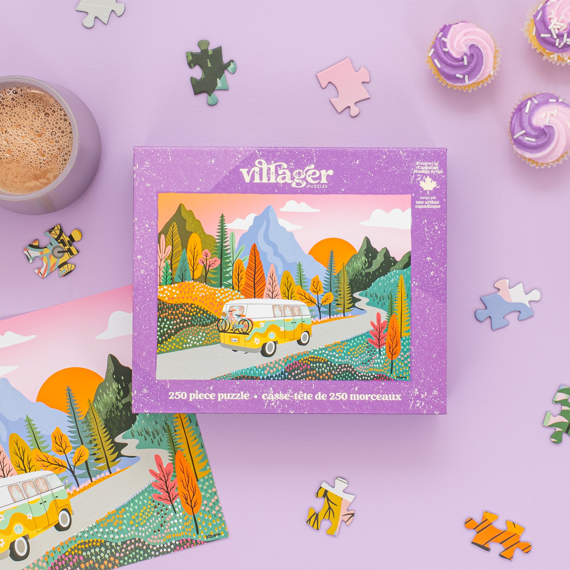 Road Trip | 250 Piece Puzzle | Kids & Adults | Designed in Canada