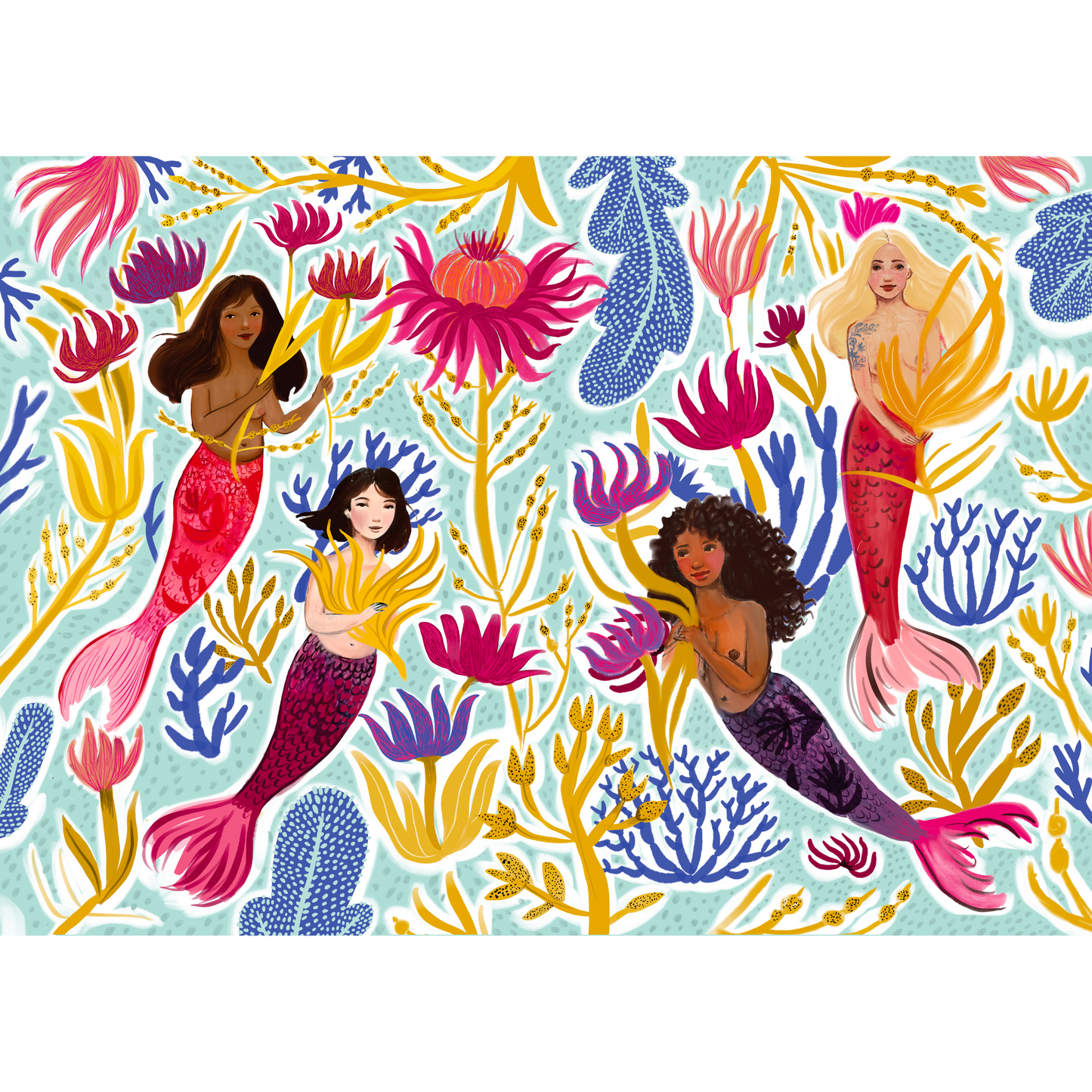 Full size image of Villager Puzzle | Mermaid Life designed by Briana Corr Scott of Dartmouth NS Canada