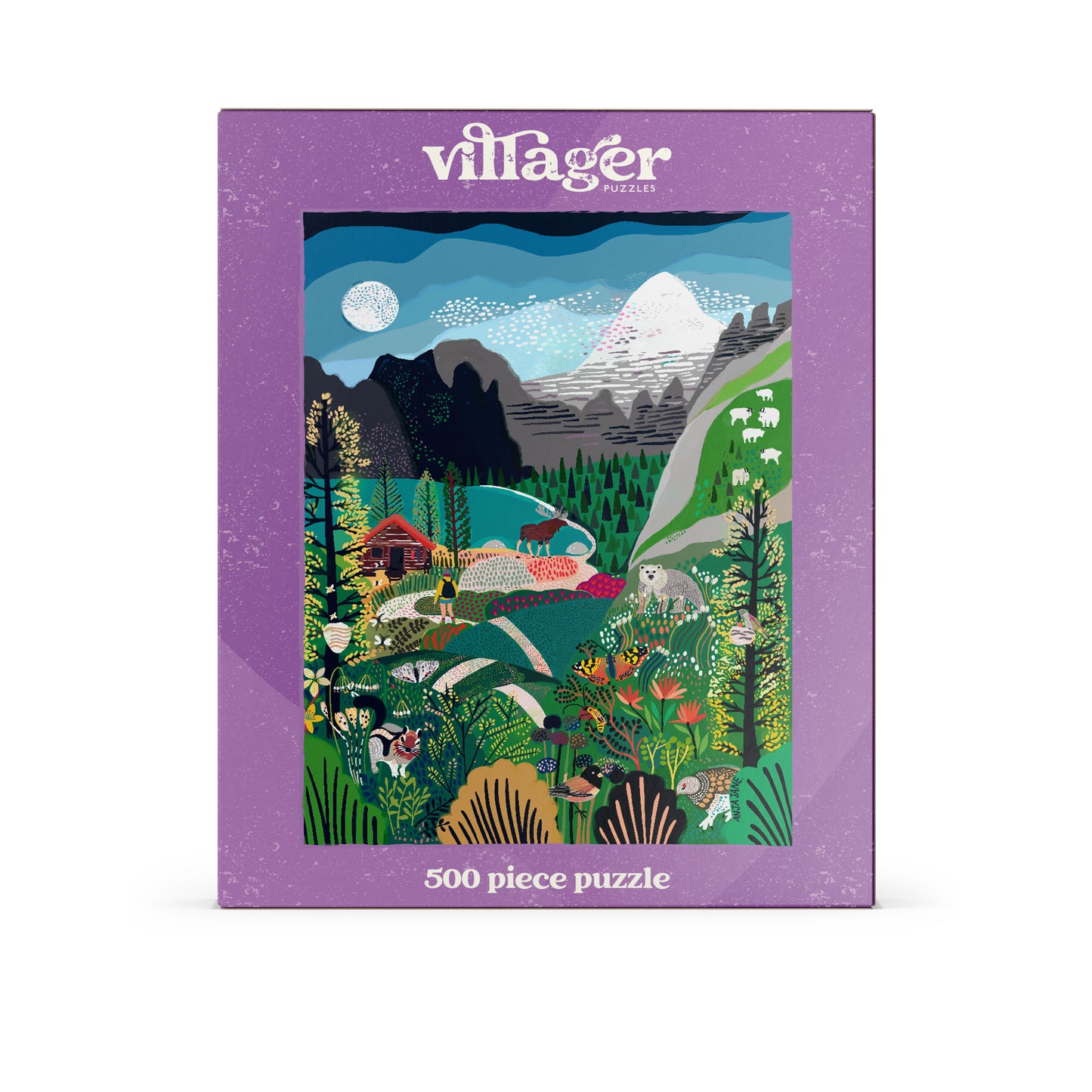Puzzle Bundle by Artist Anja Jane | Two Puzzles for Adults | Designed in Canada