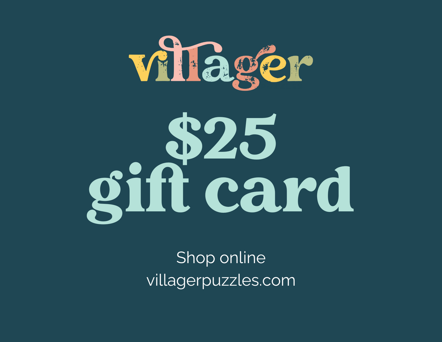 Villager Puzzles Gift Card 🎁