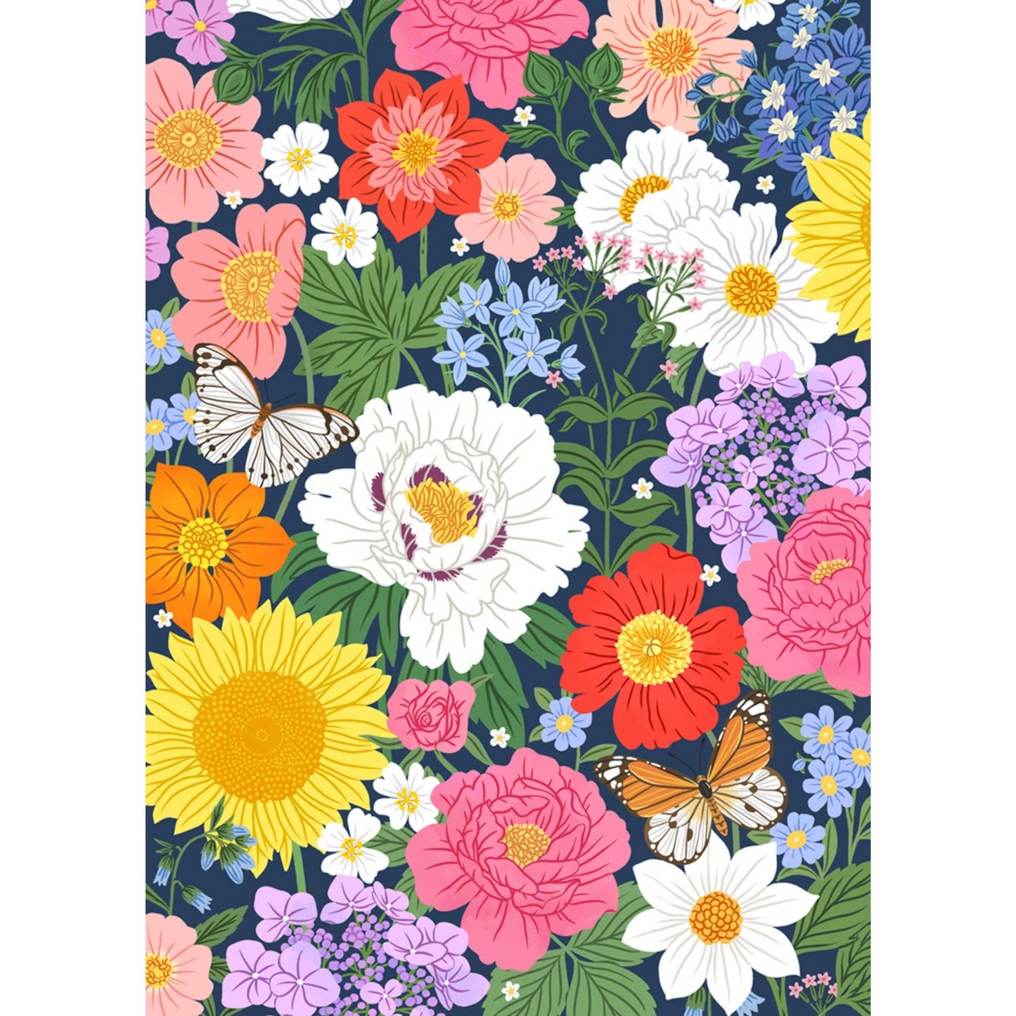 Midnight Blooms | 500-Piece Puzzle for Adults | Designed in Canada by Jori Pop