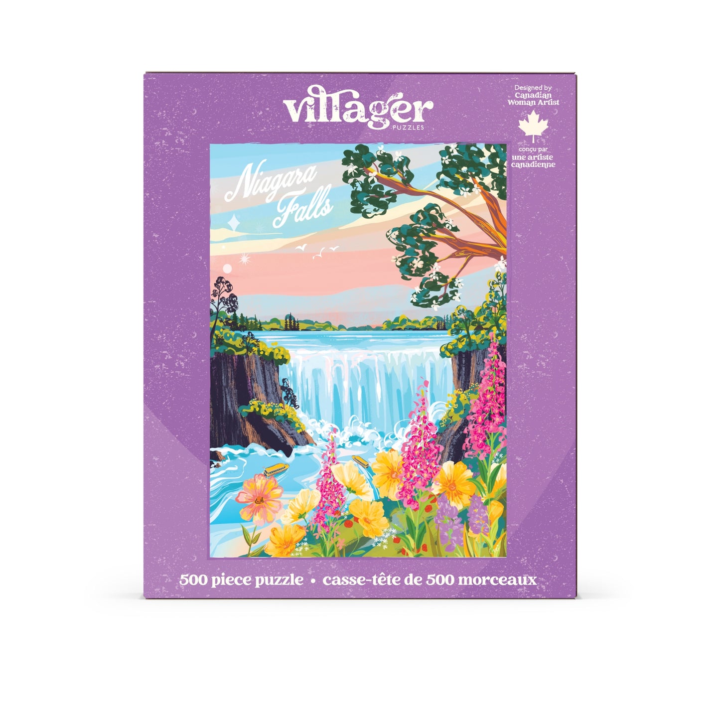 Niagara Falls | 500-Piece Puzzle for Adults | Designed in Canada by Capri Sadler