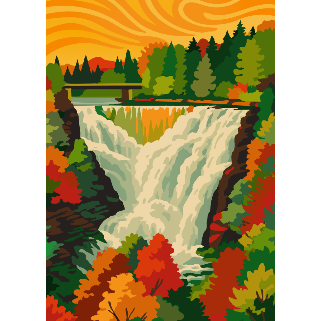 Autumn Cascade | 1000-Piece Puzzle for Adults | Designed in Canada by Ivana McCue & Anna Klibanov
