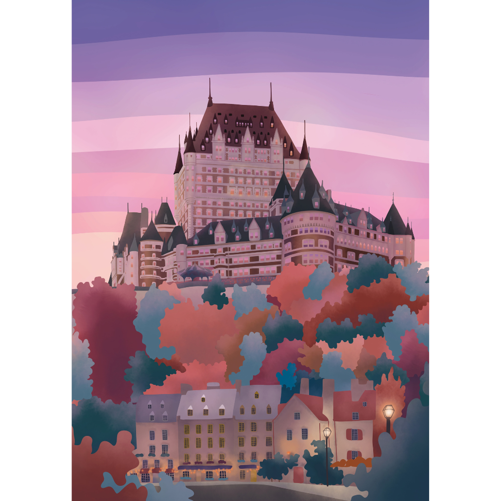 Quebec City | 500-Piece Puzzle for Adults | Designed in Canada by Maude Gervais