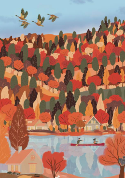 Changing Seasons | 1000-Piece Puzzle for Adults | Designed in Canada by Marie-Laure Plano