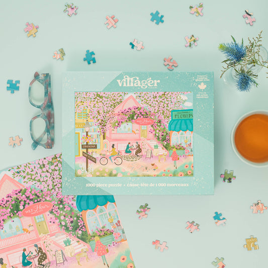 City in Bloom | 1000-Piece Puzzle for Adults | Designed in Canada by Ginger Deverell