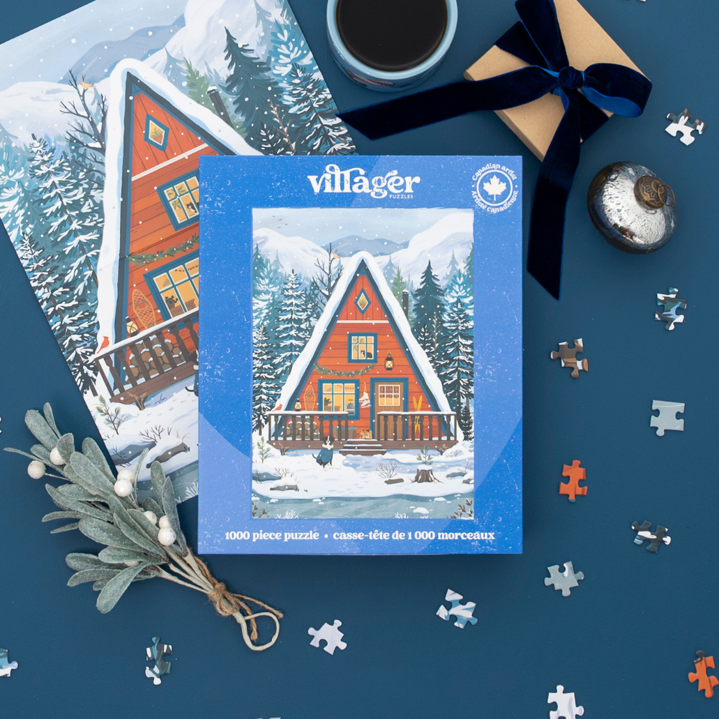 Midwinter Retreat | 1000-Piece Puzzle for Adults | Designed in Canada by Nicolle Lalonde