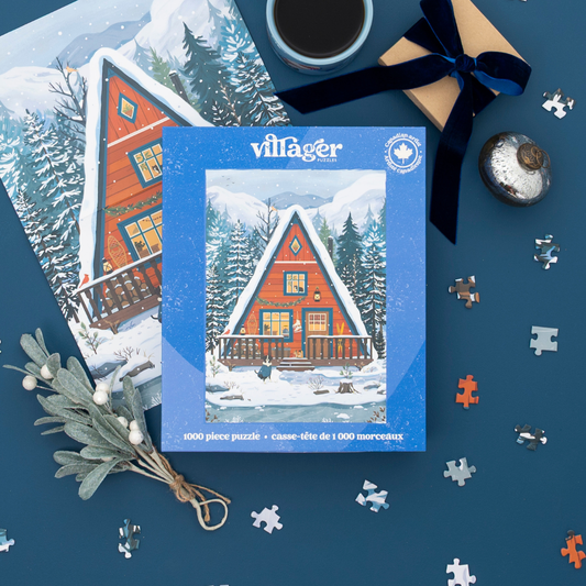 Midwinter Retreat | 1000-Piece Puzzle for Adults | Designed in Canada by Nicolle Lalonde