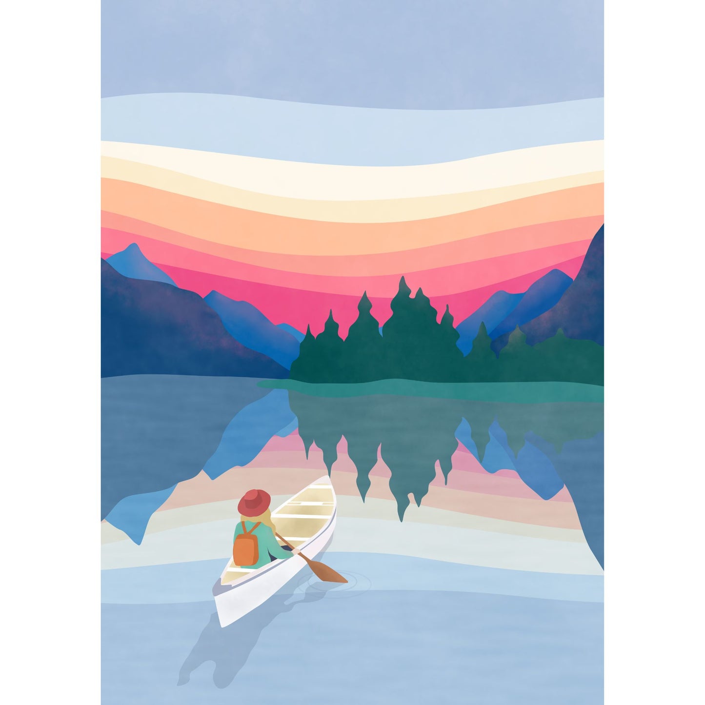 Sunrise Paddle | 1000-Piece Puzzle for Adults | Designed in Canada by Maude Gervais