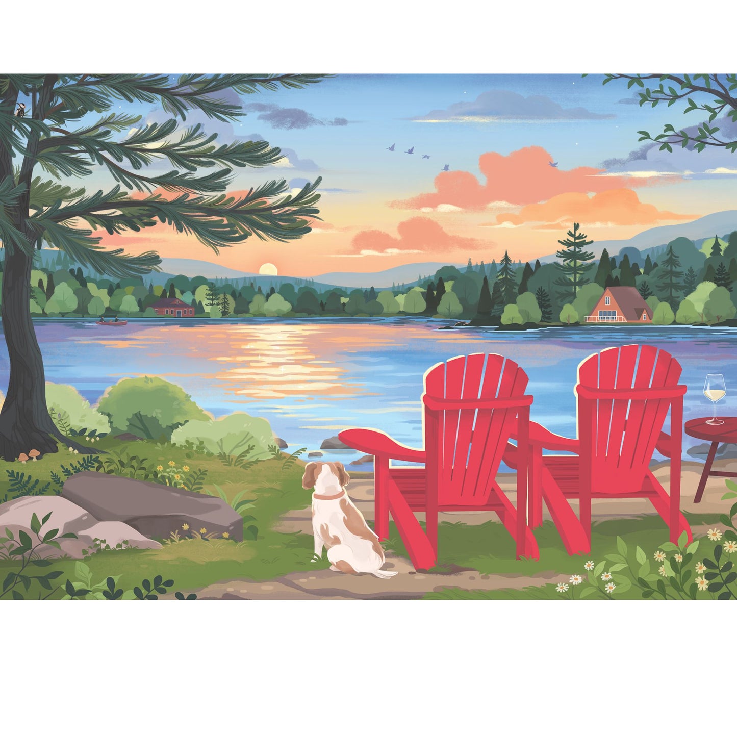 Cottage Country | 500-Piece Puzzle for Adults | Designed in Canada by Nicolle Lalonde