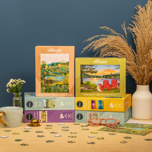 I-Love-500-Piece-Puzzles Bundle | Six Puzzles for Adults | Designed in Canada by Women Artists