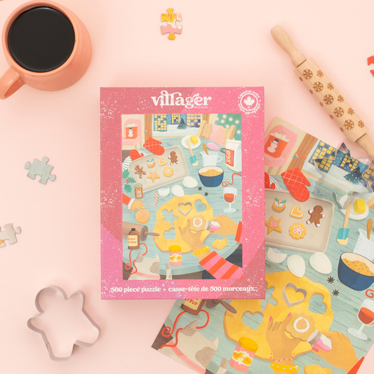 Holiday Baking | 500-Piece Puzzle for Adults | Designed in Canada by Laura Watson
