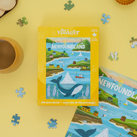 Newfoundland Sites| 500-Piece Puzzle for Adults | Designed in Canada by Denise Foley