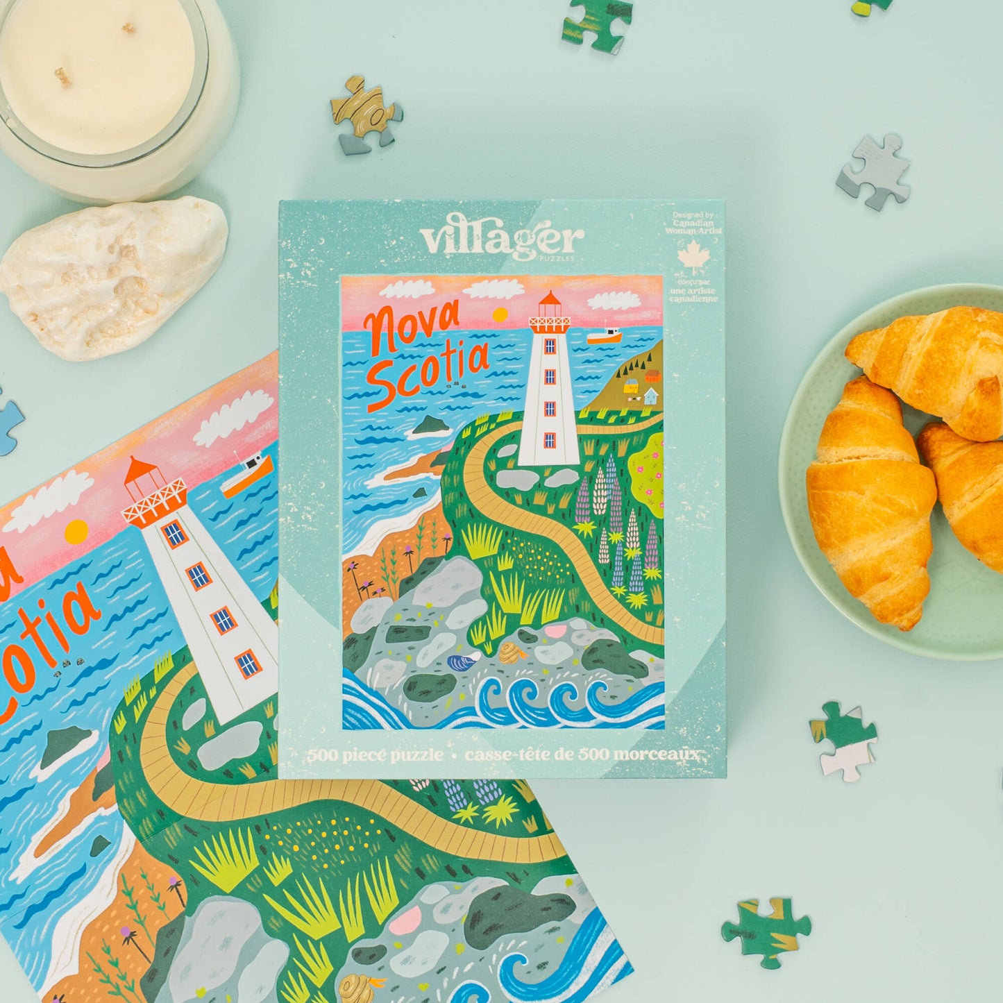 Nova Scotia Shores | 500-Piece Puzzle for Adults | Designed in Canada by Alysha Dawn Puopolo