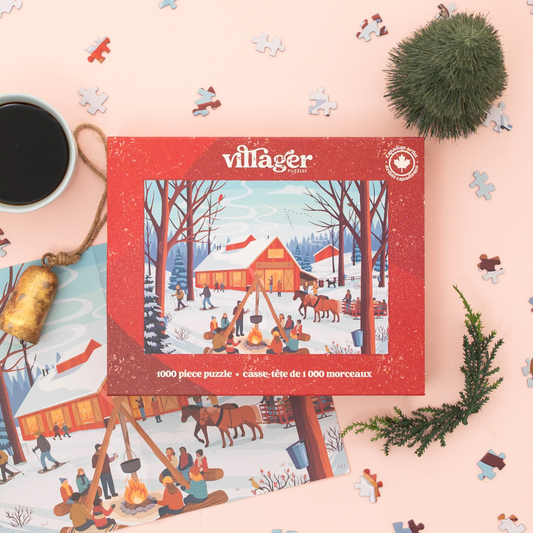 Cabane à sucre | 1000-Piece Puzzle for Adults | Designed in Canada by Diana Pinnell