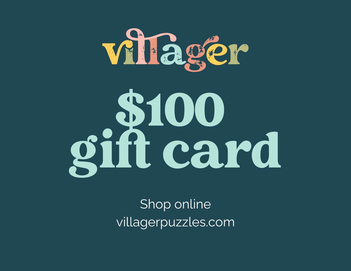 Villager Puzzles Gift Card 🎁