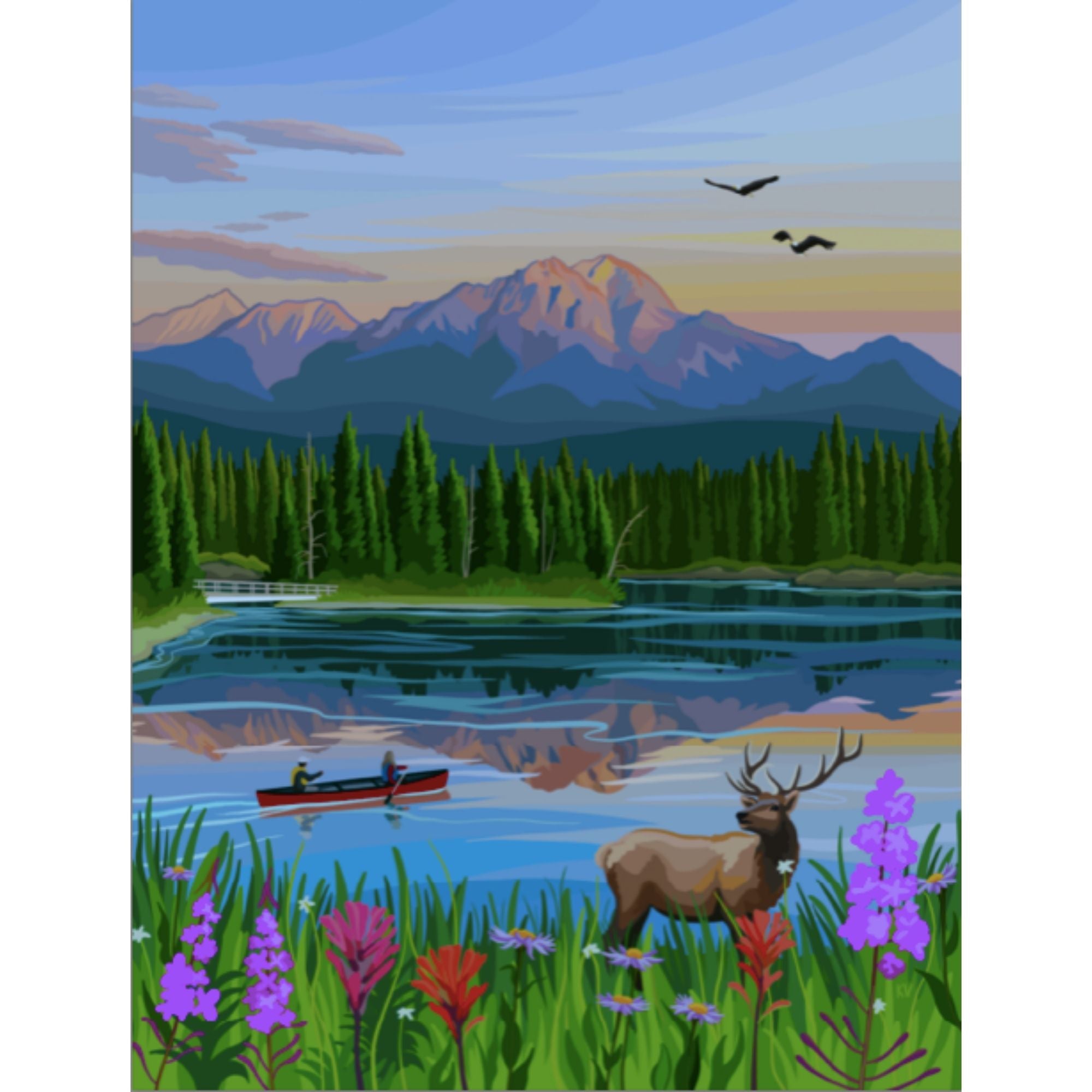 Jasper Flowers | 500-Piece Puzzle | Designed in Canada – Villager