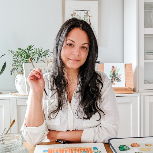 Nadine de Almeida | Vancouver artist & designer for Villager Puzzles Girls Trip
