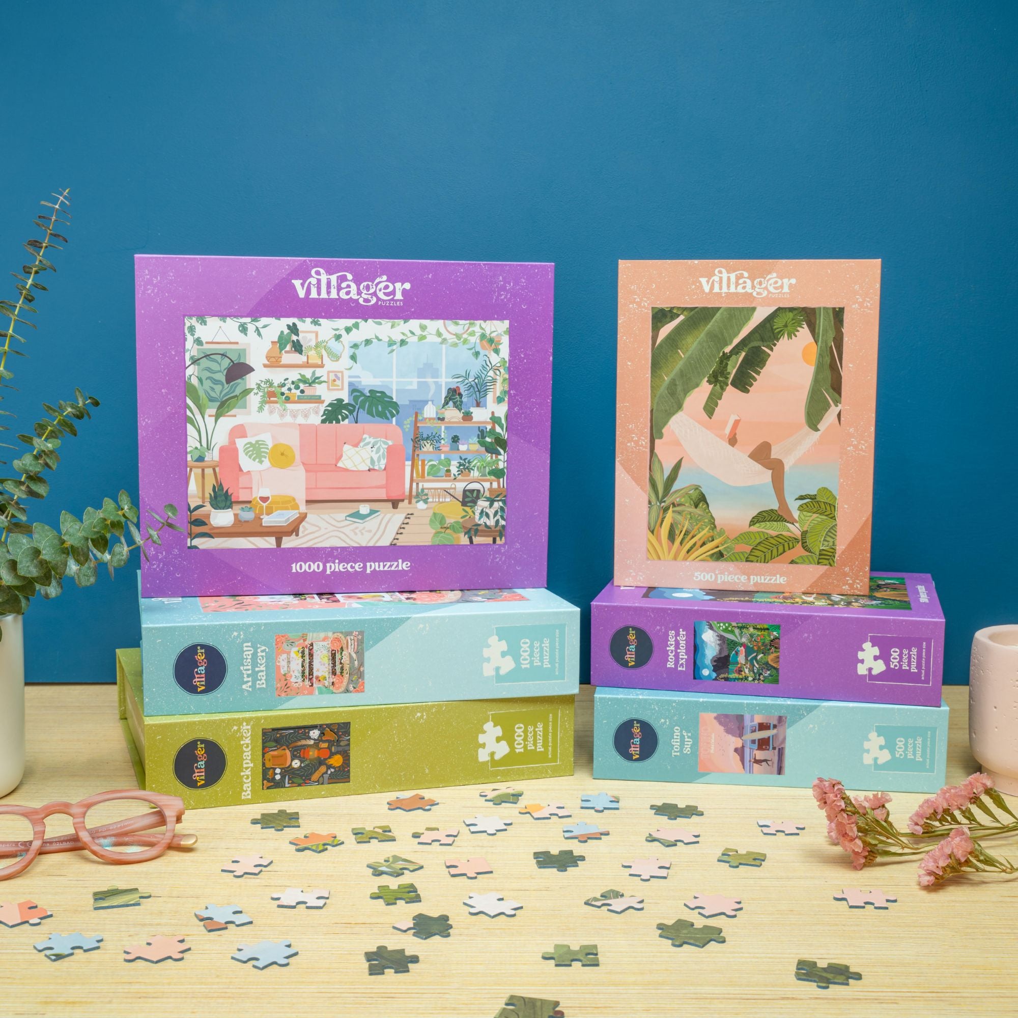 LoveEveryDesign Puzzle Bundle (6 Puzzles) Villager Puzzles