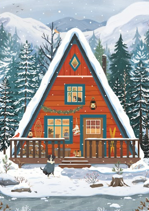 Midwinter Retreat | 1000-Piece Puzzle for Adults | Designed in Canada by Nicolle Lalonde