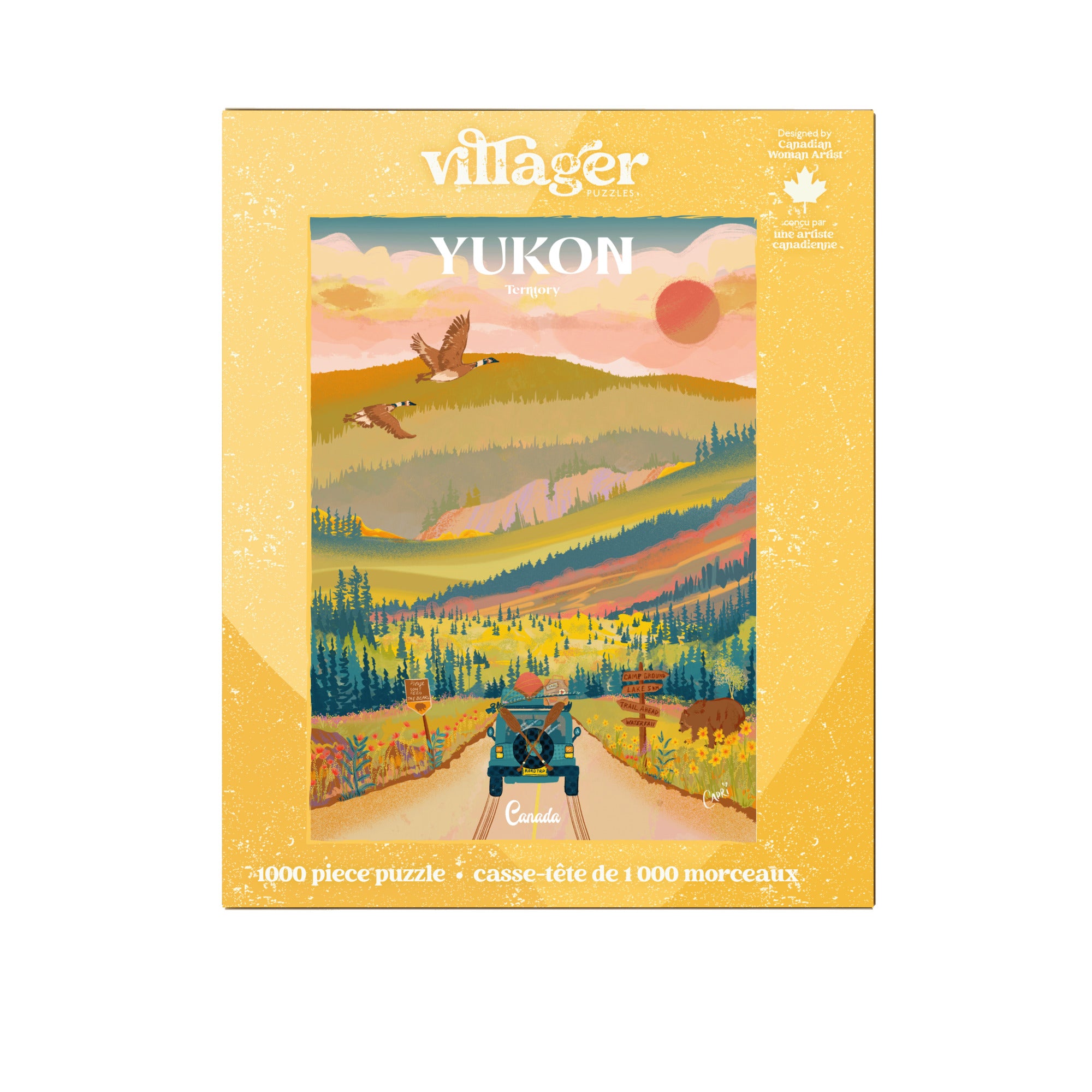 Yukon Road Trip | 1000-Piece Puzzle for Adults | Designed in