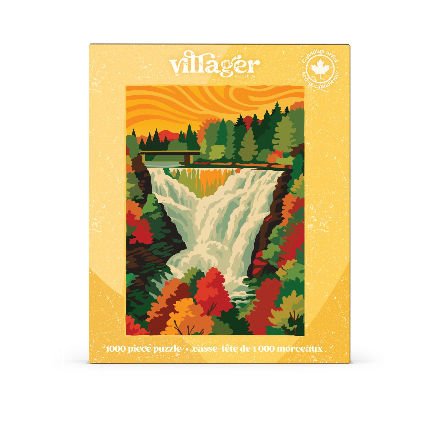 Autumn Cascade | 1000-Piece Puzzle for Adults | Designed in Canada by Ivana McCue & Anna Klibanov