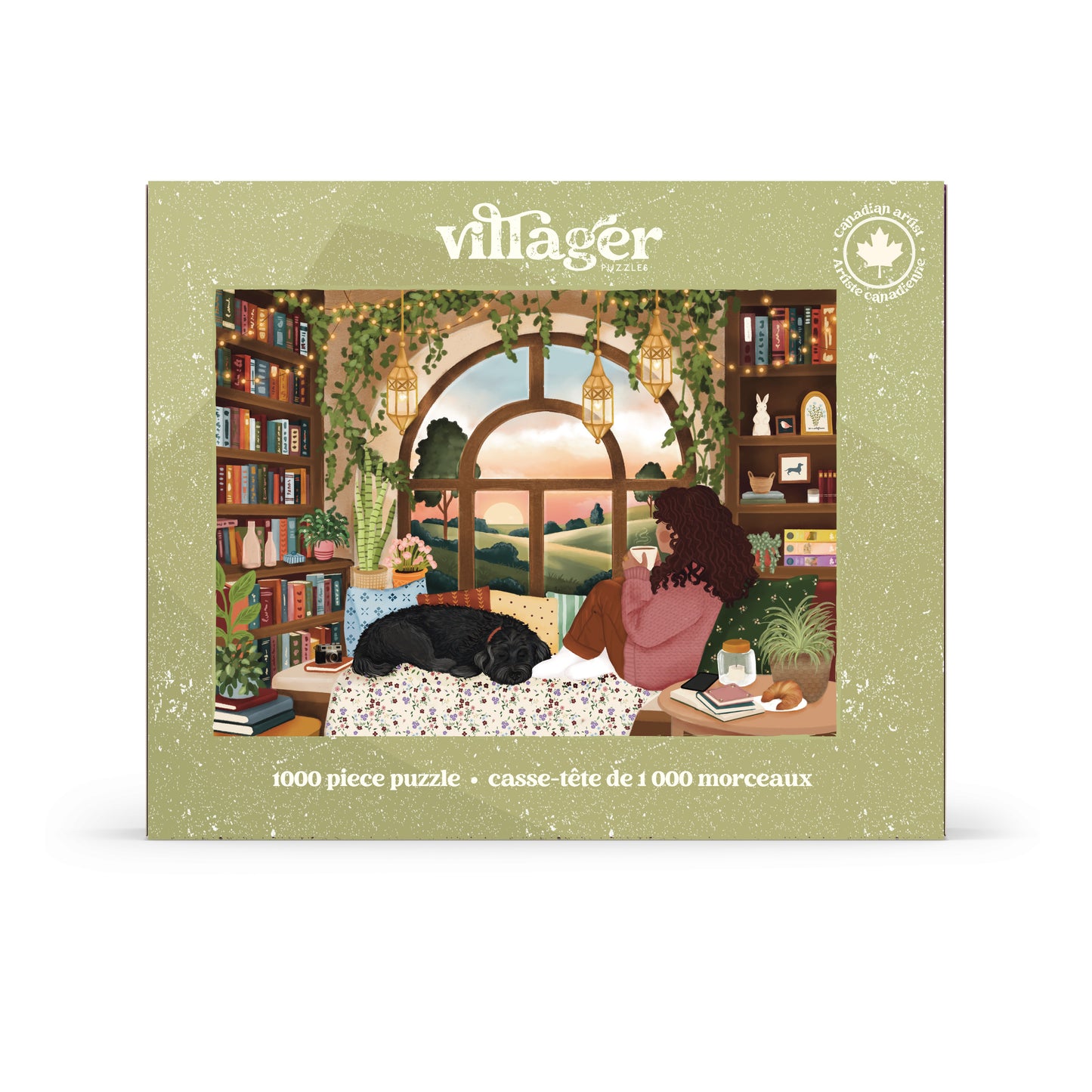 Book Nook | 1000-Piece Puzzle for Adults | Designed in Canada by Tara Younggren