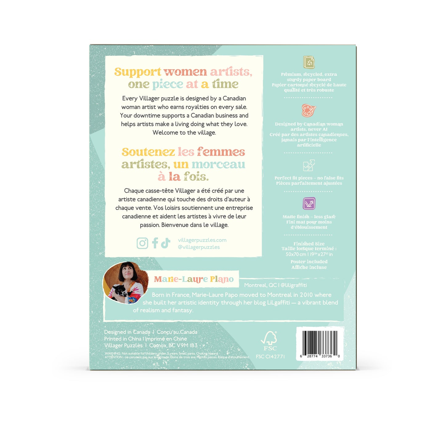 Changing Seasons | 1000-Piece Puzzle for Adults | Designed in Canada by Marie-Laure Plano
