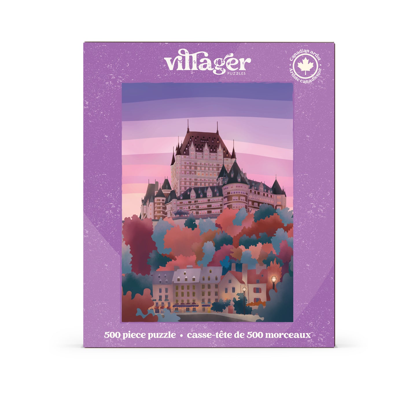 Quebec City | 500-Piece Puzzle for Adults | Designed in Canada by Maude Gervais
