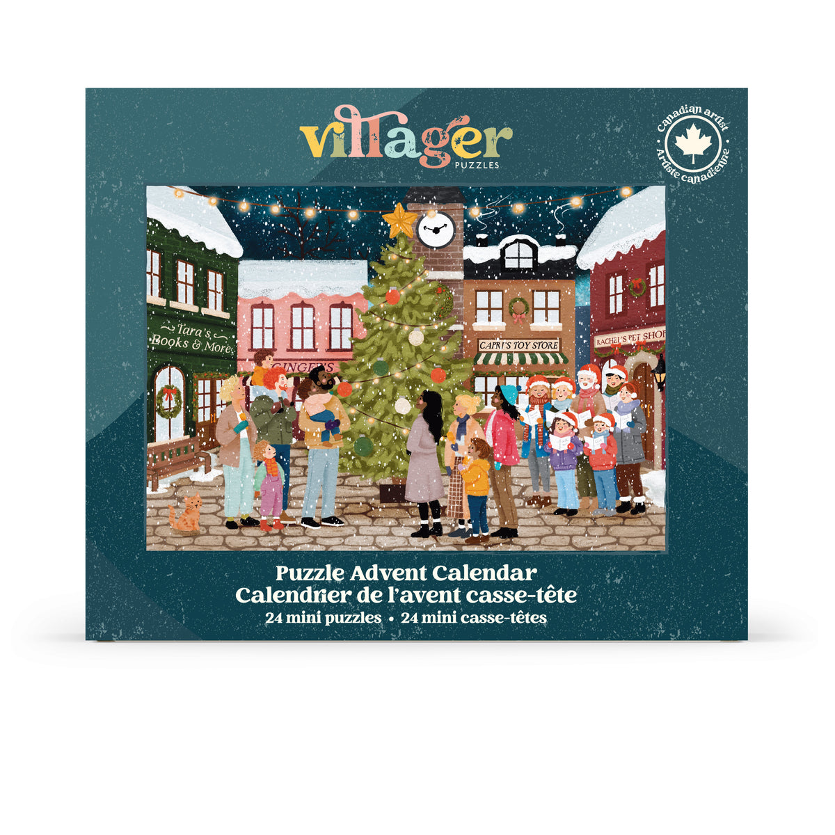 Village Christmas | Special Edition Advent Puzzle | Designed in Canada | LAUNCHES 09.21.26
