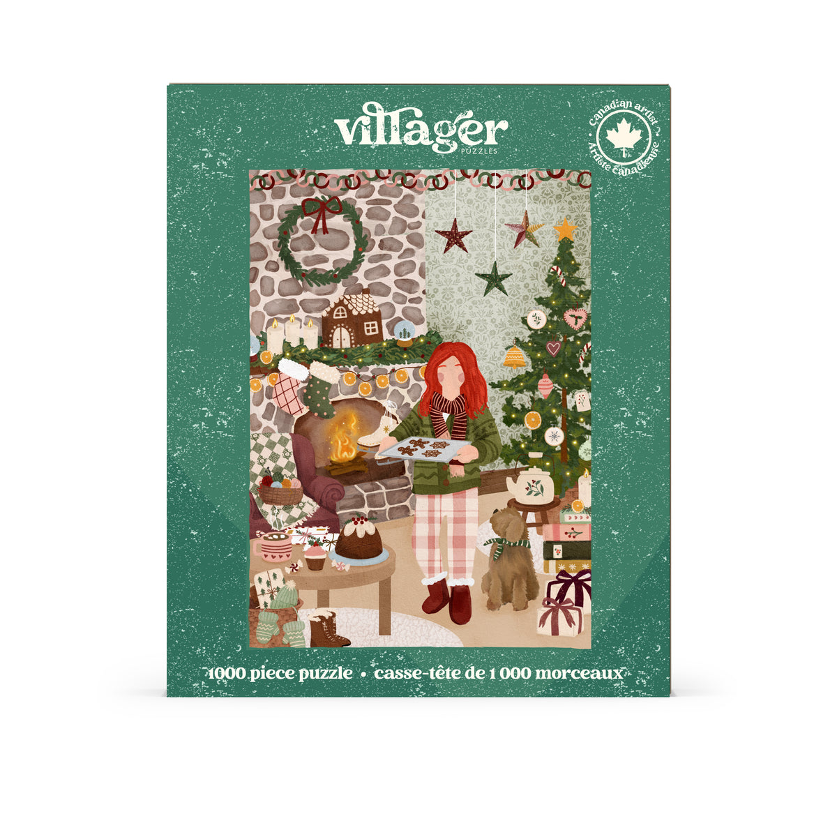 Cottage Christmas | 1000-Piece Puzzle for Adults | Designed in Canada by Tara Younggren