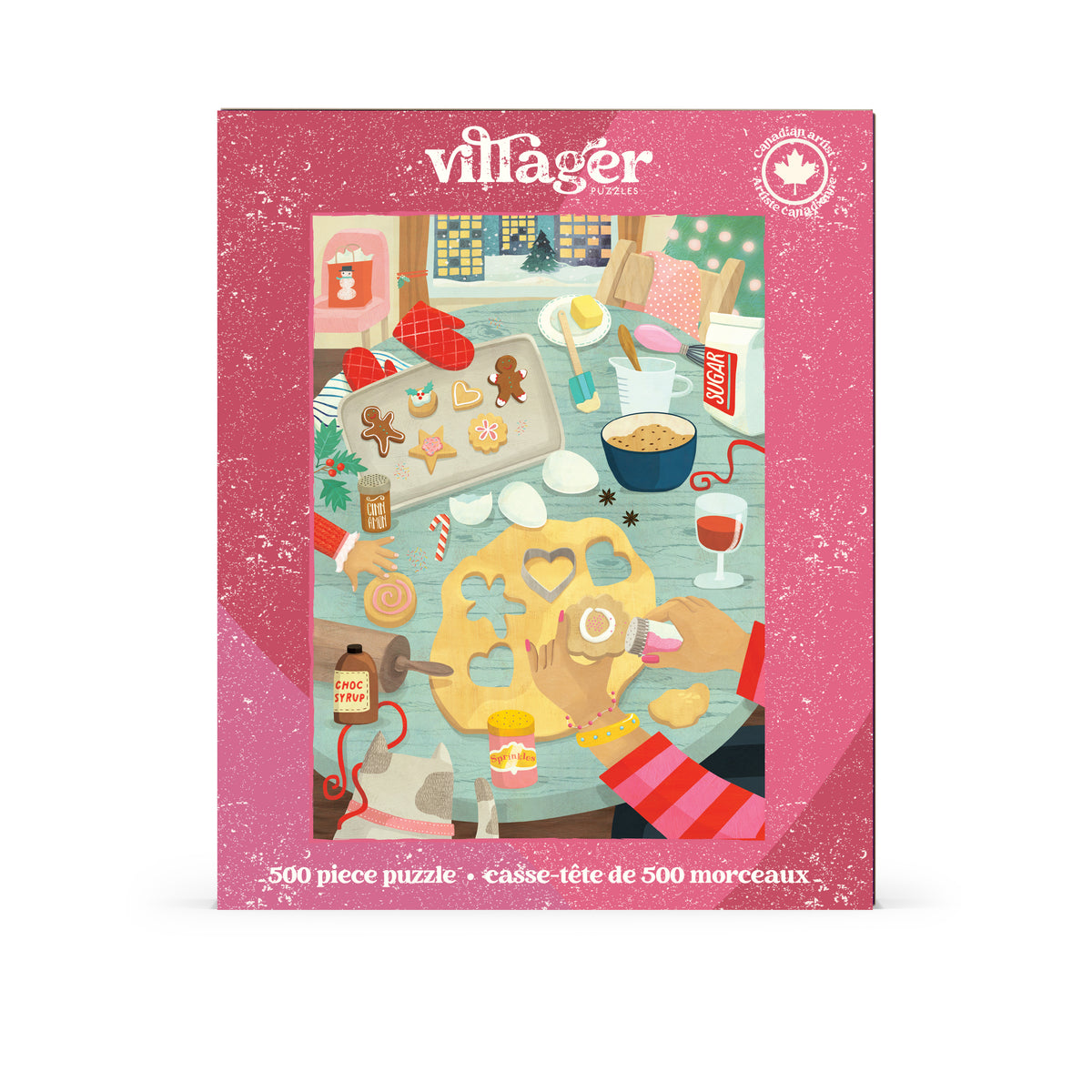 Holiday Baking | 500-Piece Puzzle for Adults | Designed in Canada by Laura Watson