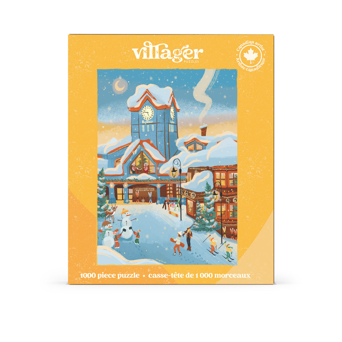 Ski Resort | 1000-Piece Puzzle for Adults | Designed in Canada by Capri Sadler