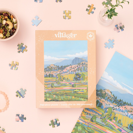 Wine Country | 500-Piece Puzzle for Adults | Designed in Canada by Amy Dixon