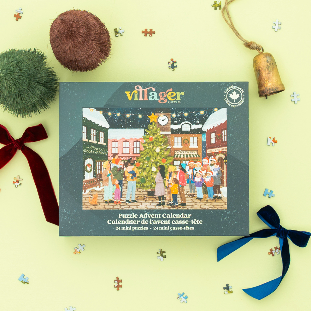 Village Christmas | Special Edition Advent Puzzle | Designed in Canada | LAUNCHES 09.21.26