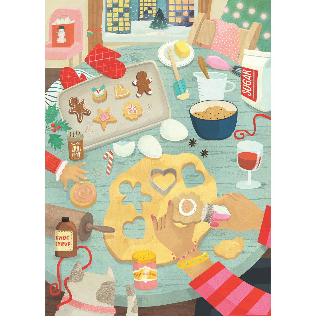 Holiday Baking | 500-Piece Puzzle for Adults | Designed in Canada by Laura Watson