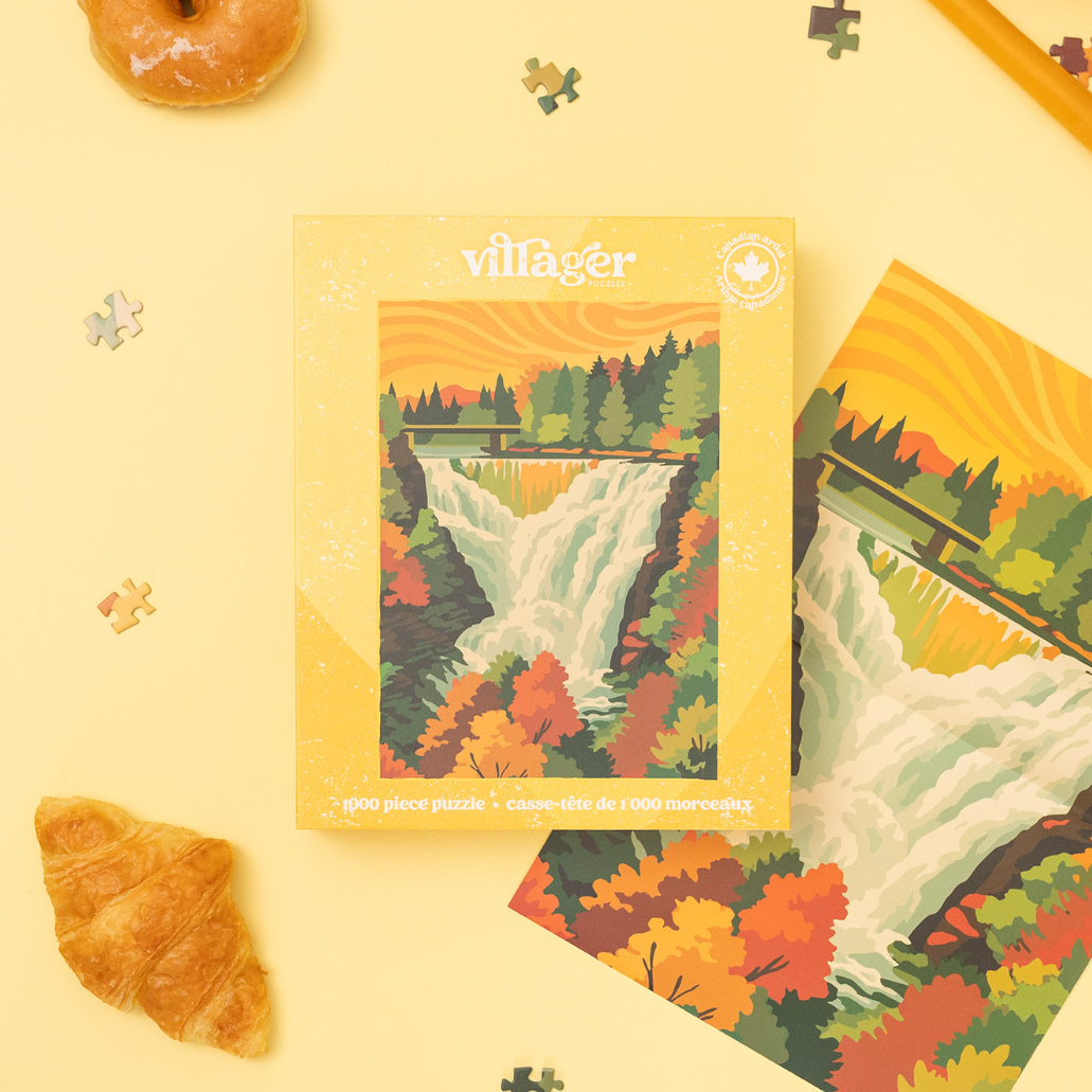 Autumn Cascade | 1000-Piece Puzzle for Adults | Designed in Canada by Ivana McCue & Anna Klibanov
