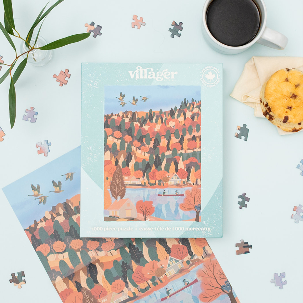 Changing Seasons | 1000-Piece Puzzle for Adults | Designed in Canada by Marie-Laure Plano