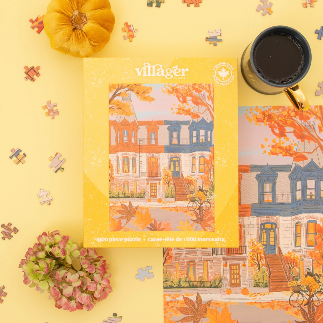 Touring Montreal | 1000-Piece Puzzle for Adults | Designed in Canada by Capri Sadler