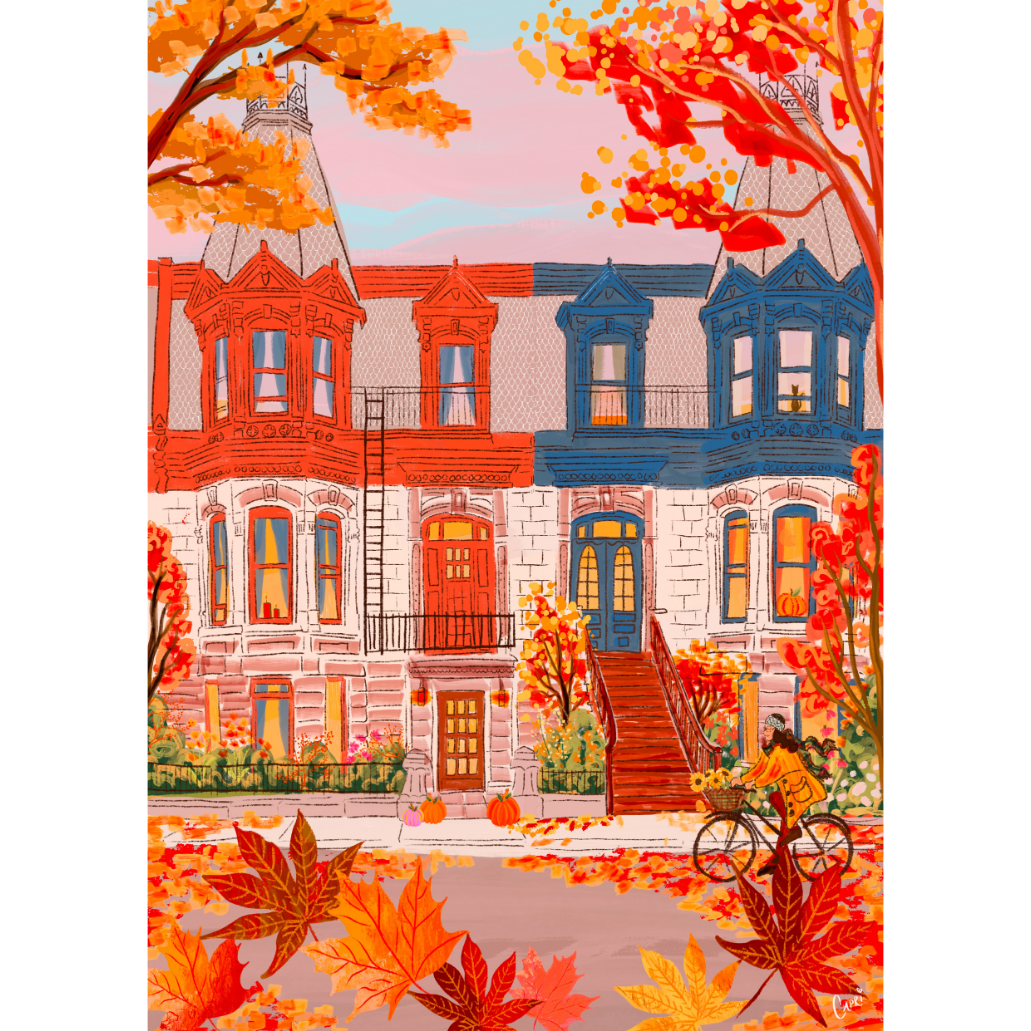Touring Montreal | 1000-Piece Puzzle for Adults | Designed in Canada by Capri Sadler