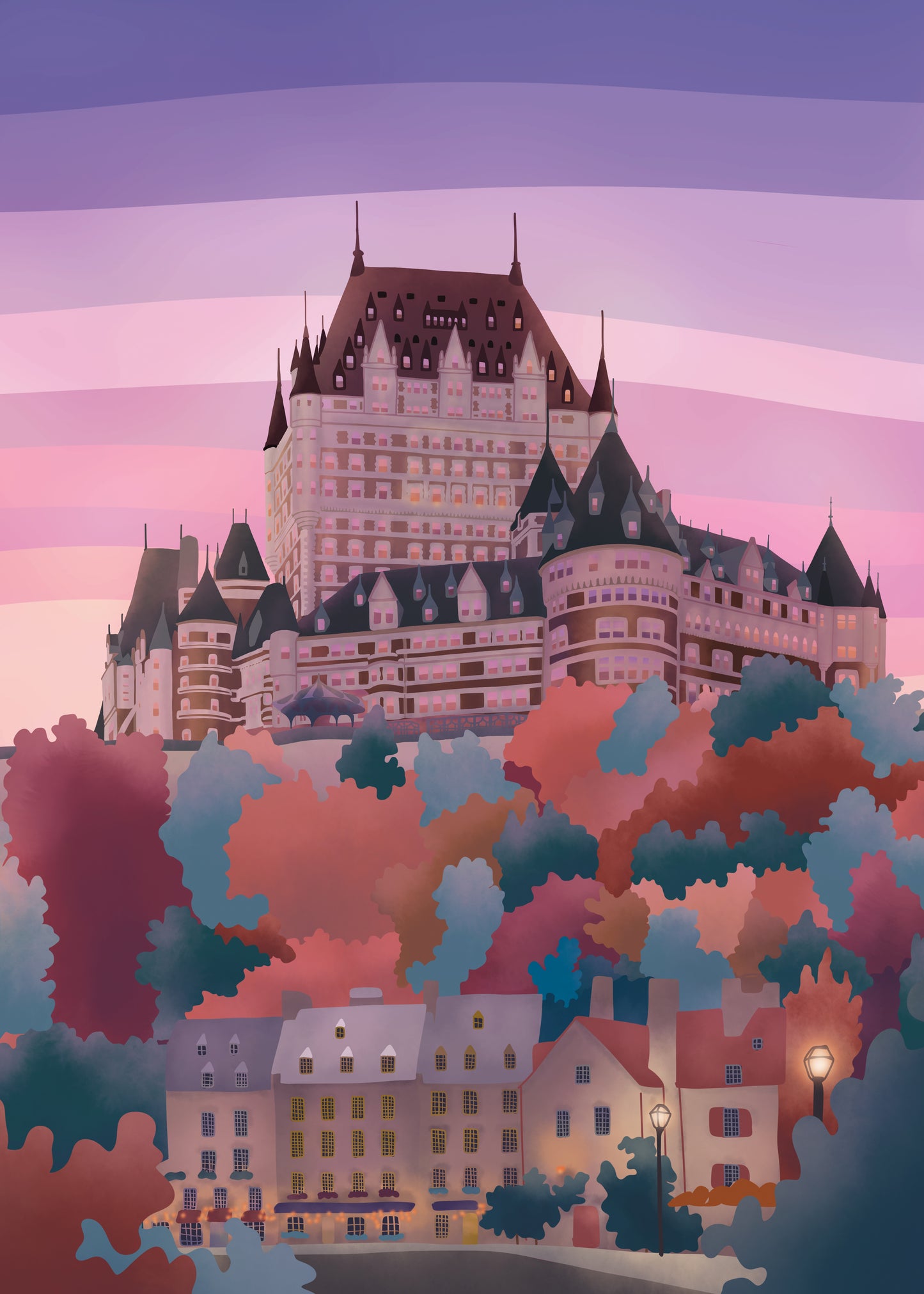Quebec City | 500-Piece Puzzle for Adults | Designed in Canada by Maude Gervais