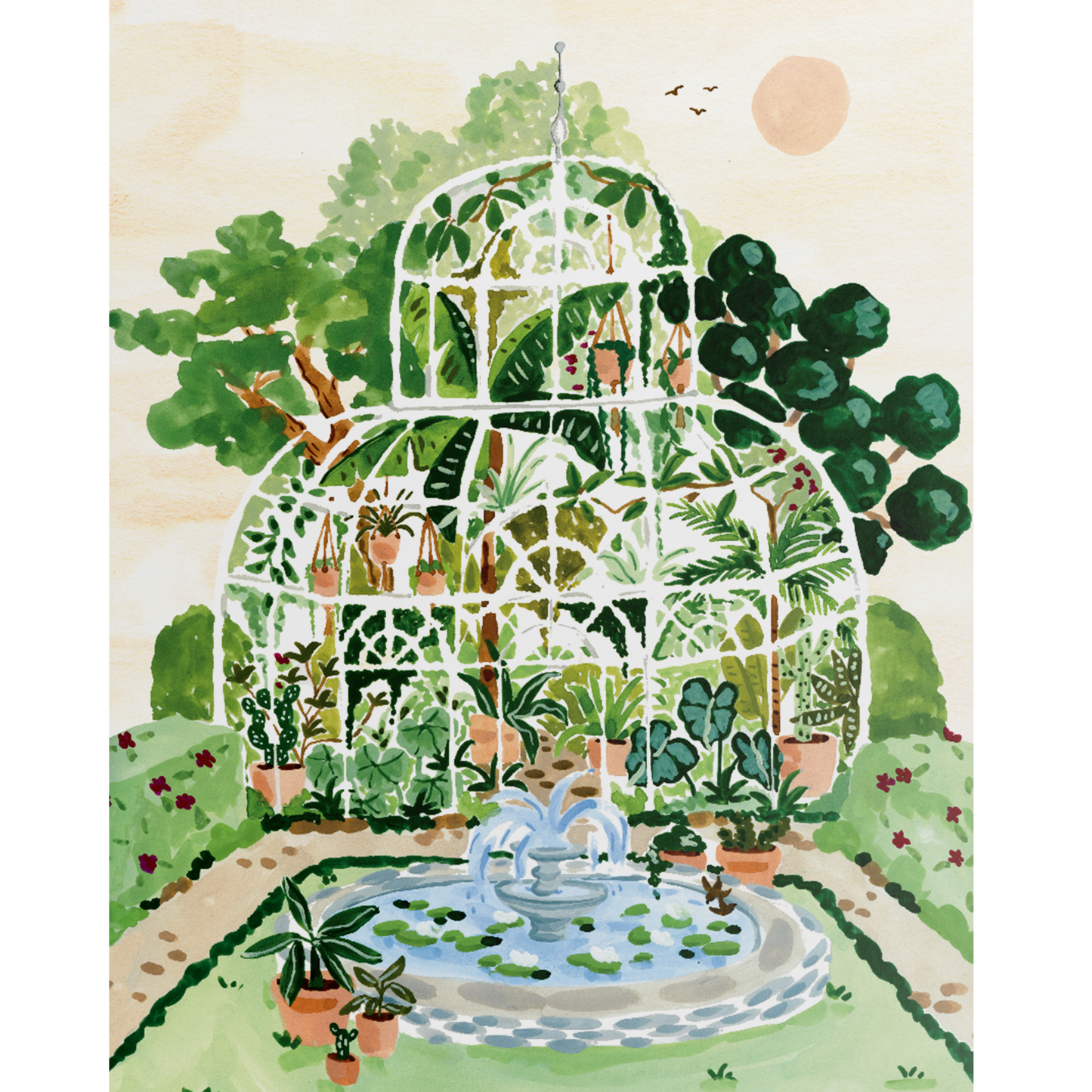 Full size image of Villager Puzzle | Greenhouse Garden designed by Sabina Fenn of Toronto Canada